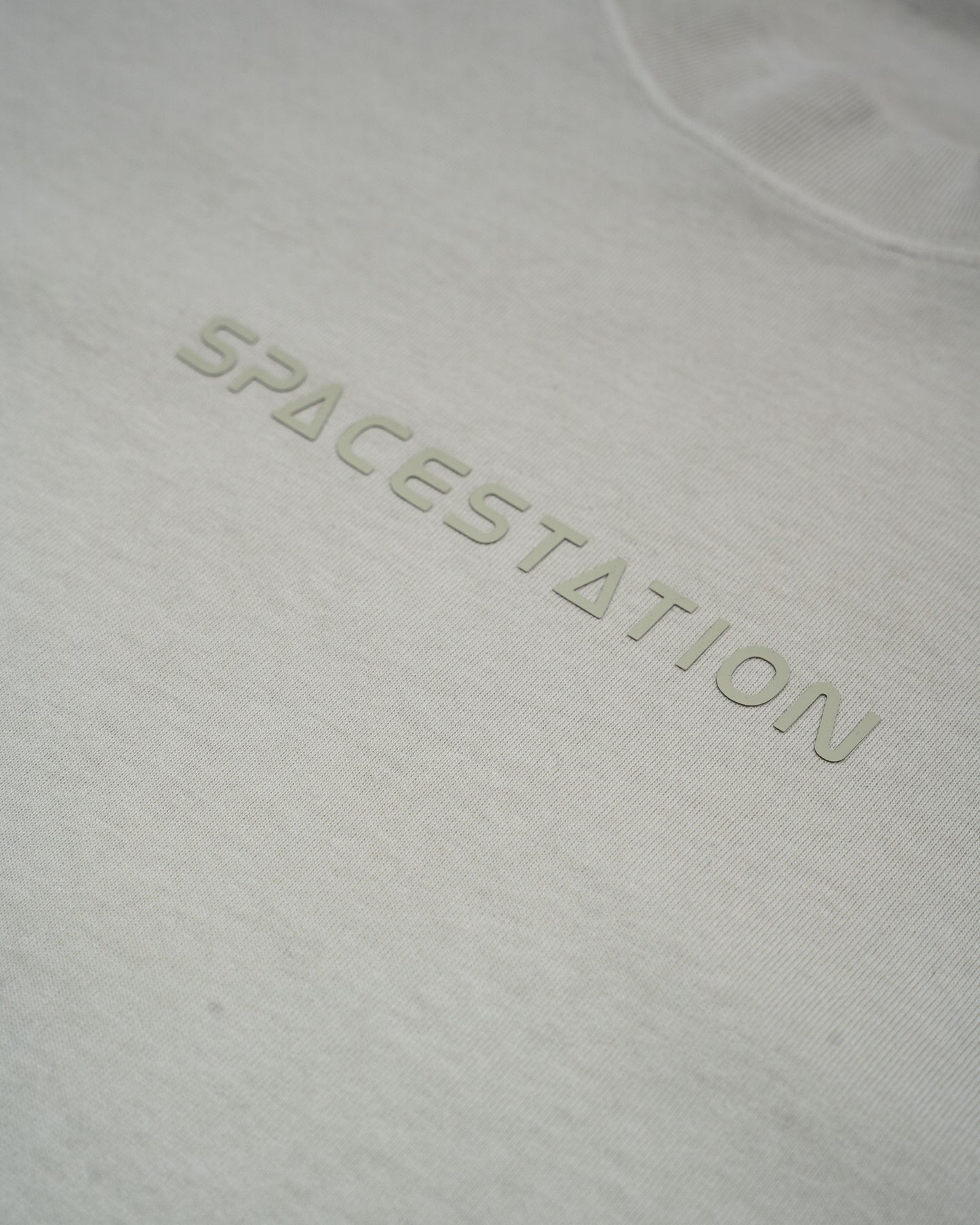 Shaded Tee Stone Washed Cream (Oversized Fit)