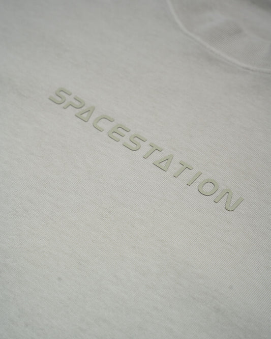 Shaded Tee Stone Washed Cream (Oversized Fit)