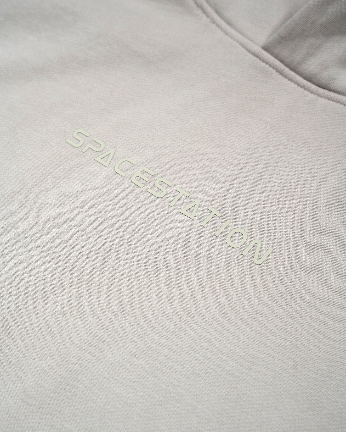 Shaded Oversized Hoodie (Stone washed Cream)