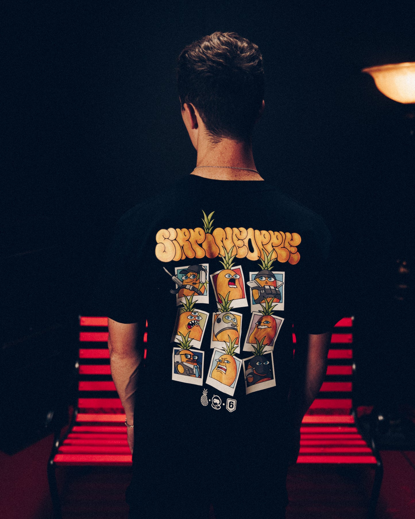 Pineapple X SSG x Rainbow Six Tee Black