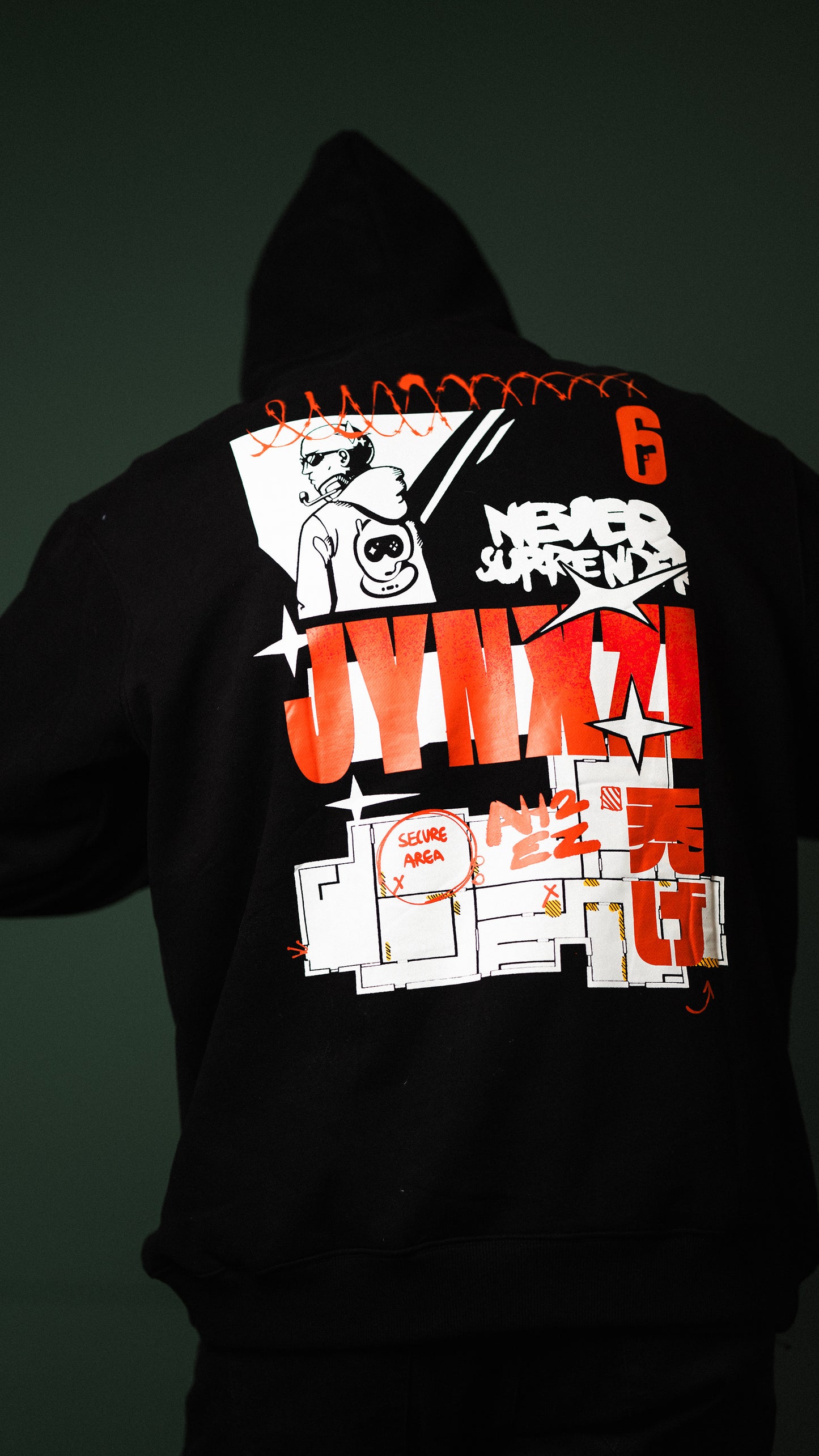 JynxzixSSGxR6 Ah 2 Ez Hoodie Black