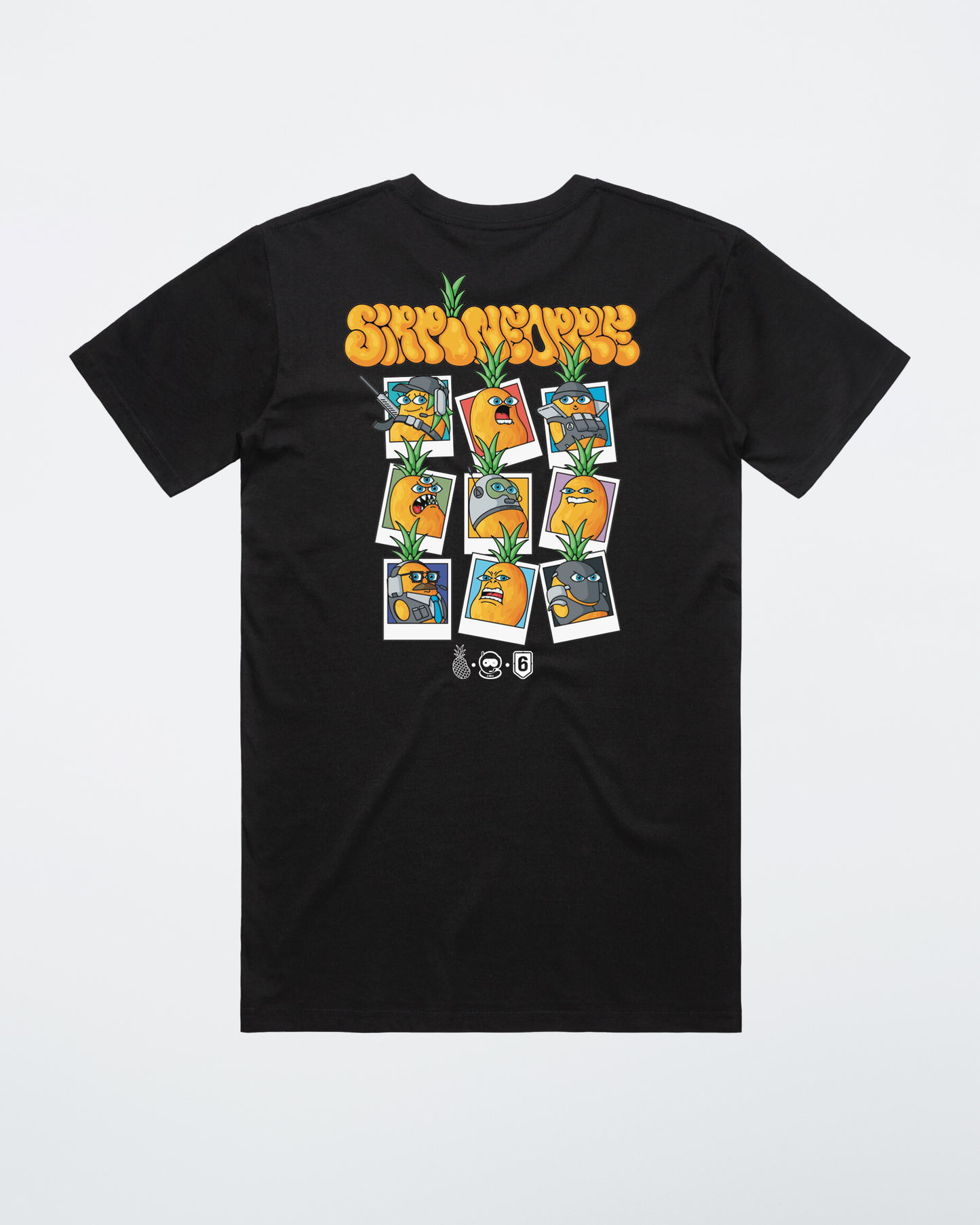 Pineapple X SSG x Rainbow Six Tee Black