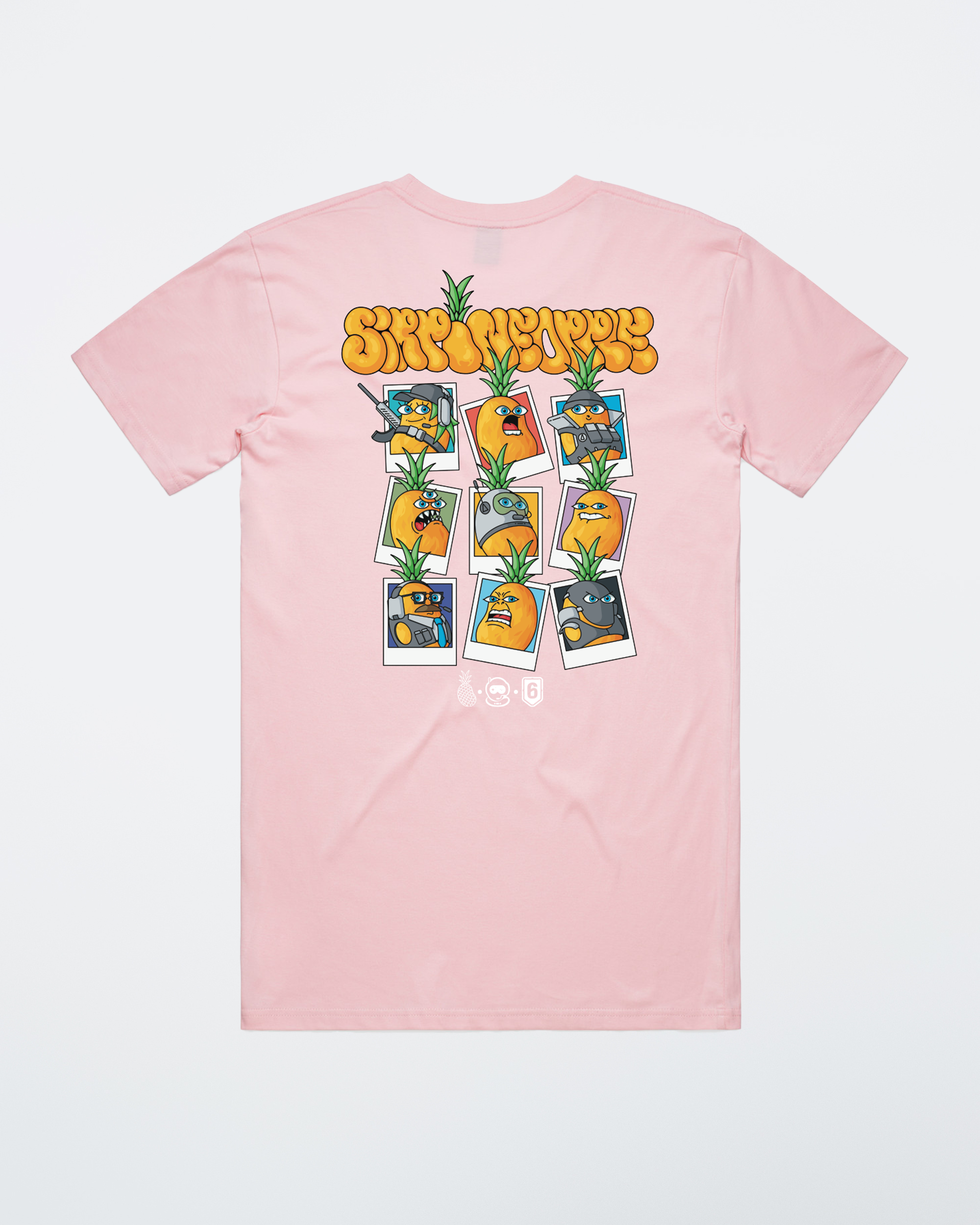 Pineapple X SSG x Rainbow Six Tee Pink – Spacestation Gaming