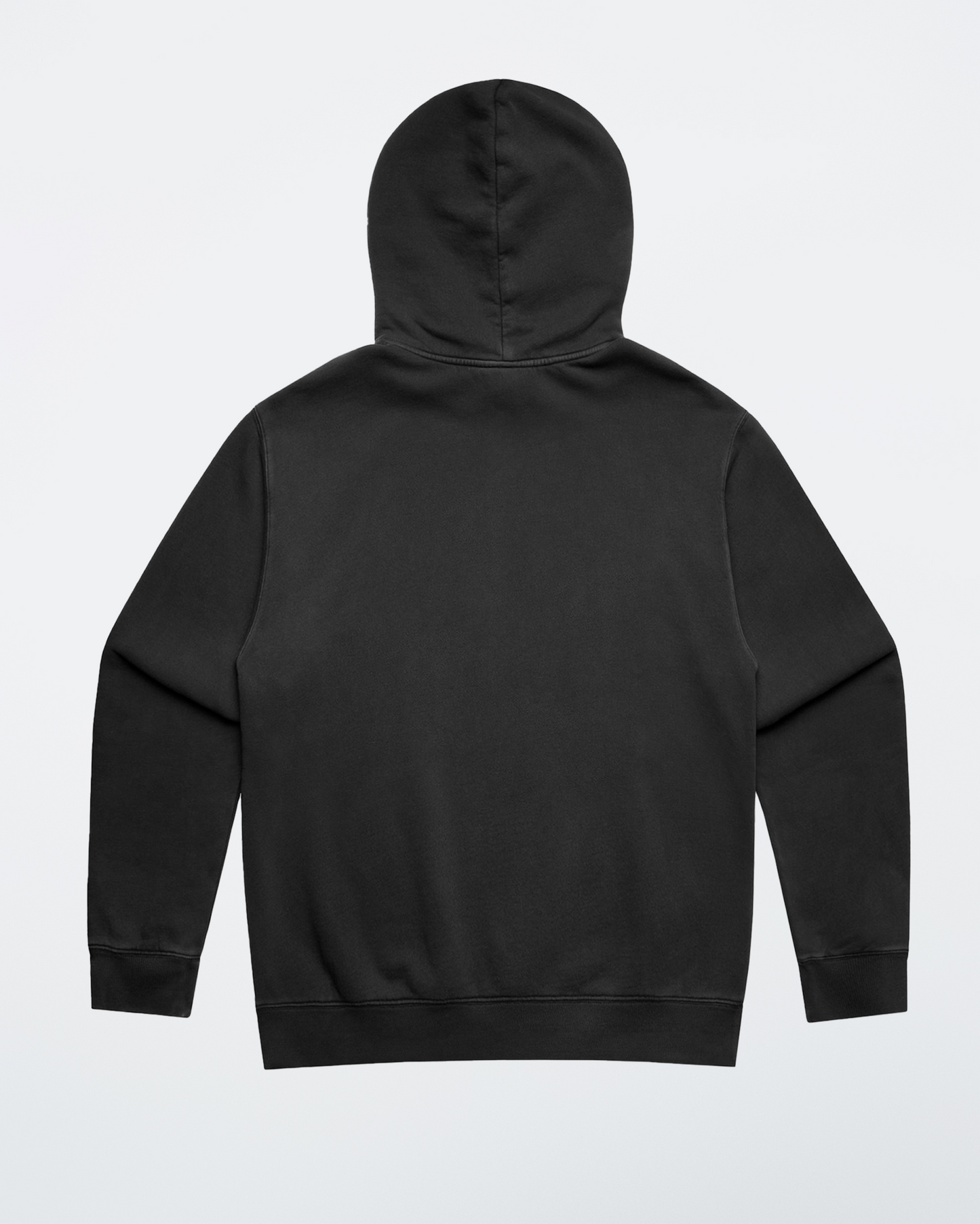 Shaded Oversized Hoodie (Stone washed Black)