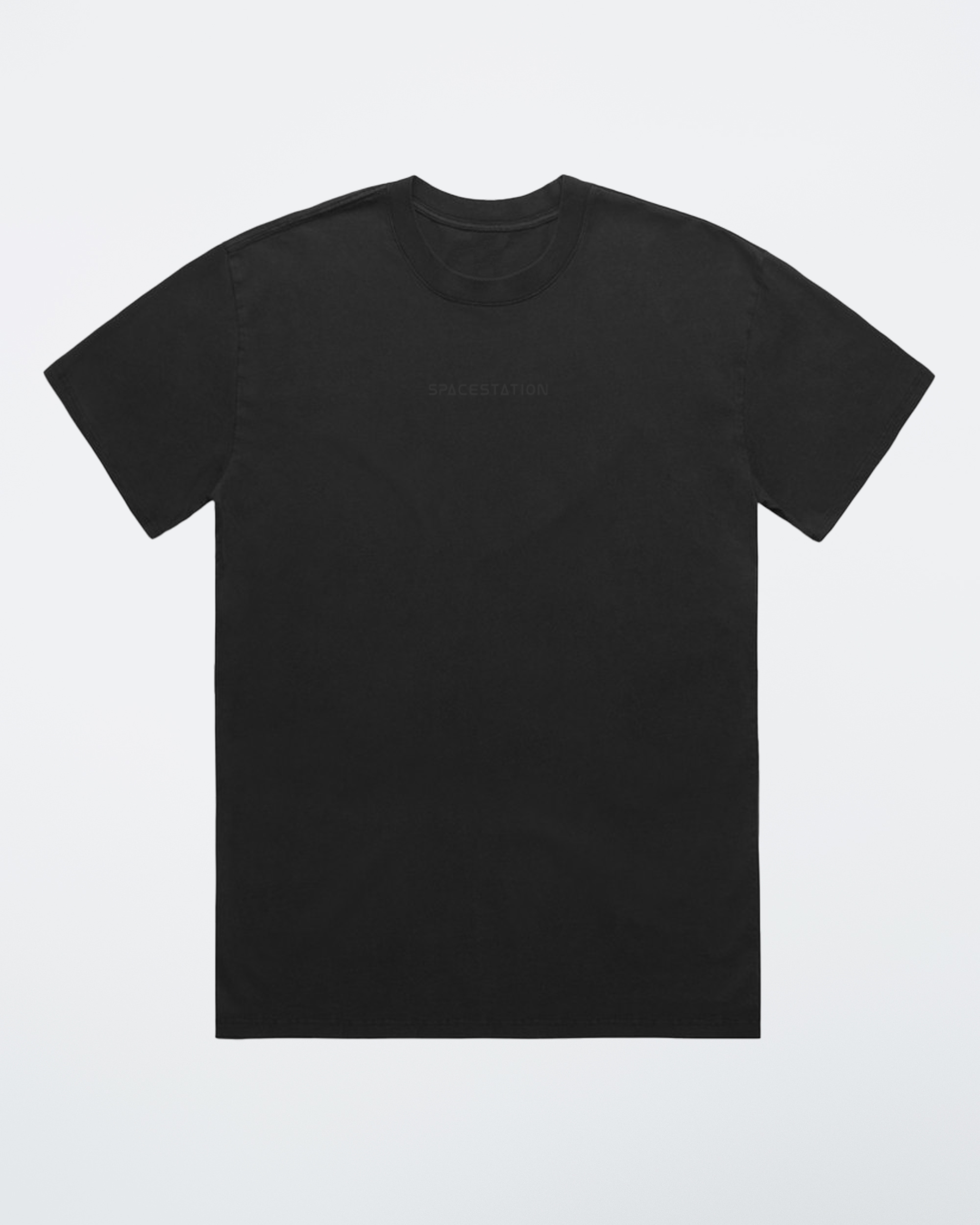 Shaded Tee Stone Washed Black (Oversized Fit) – Spacestation