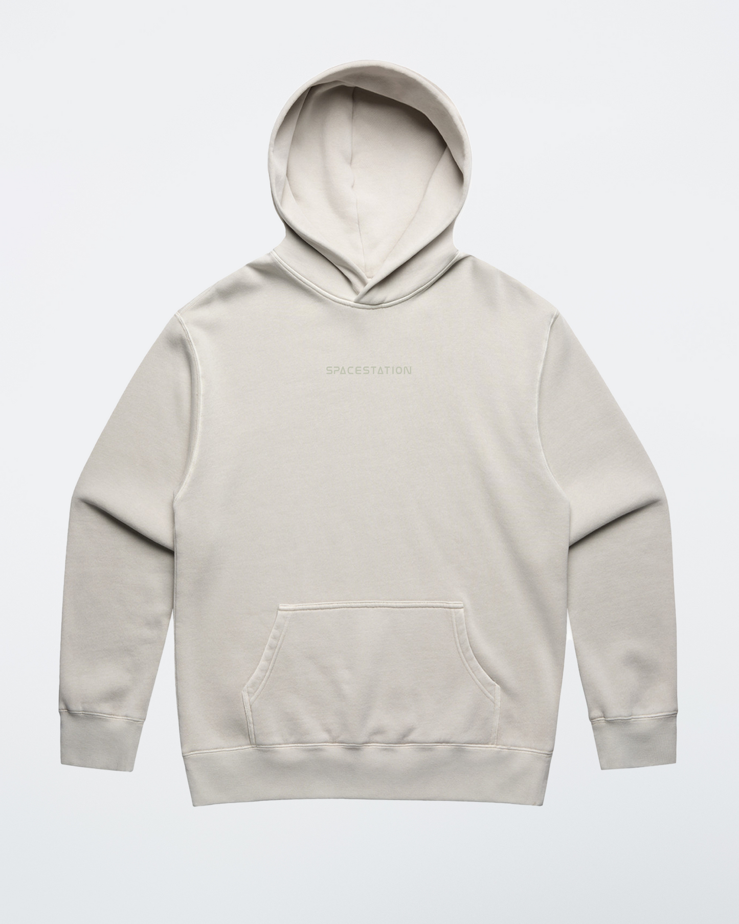 Shaded Oversized Hoodie (Stone washed Cream)