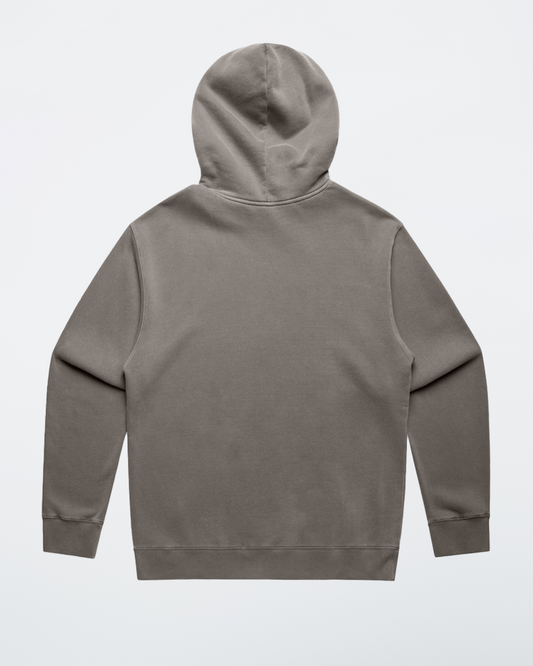 Shaded Oversized Hoodie (Stone washed grey)