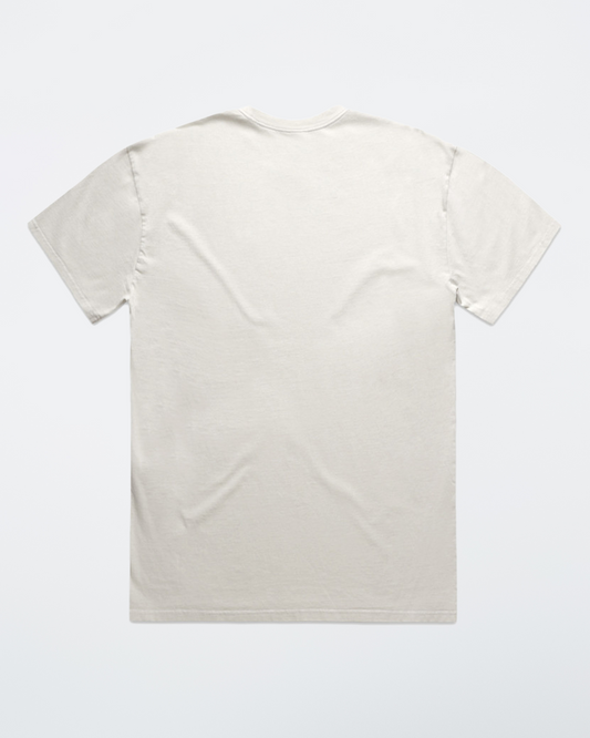 Shaded Tee Stone Washed Cream (Oversized Fit)