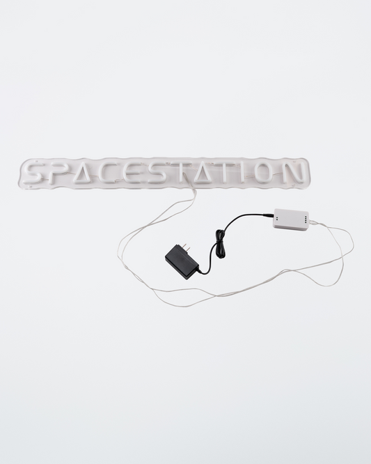 Neon Spacestation Sign