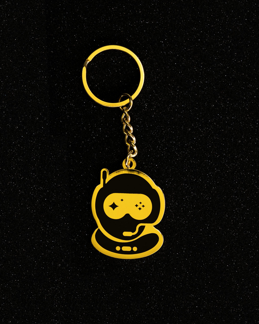 Golden Keychain and Pin