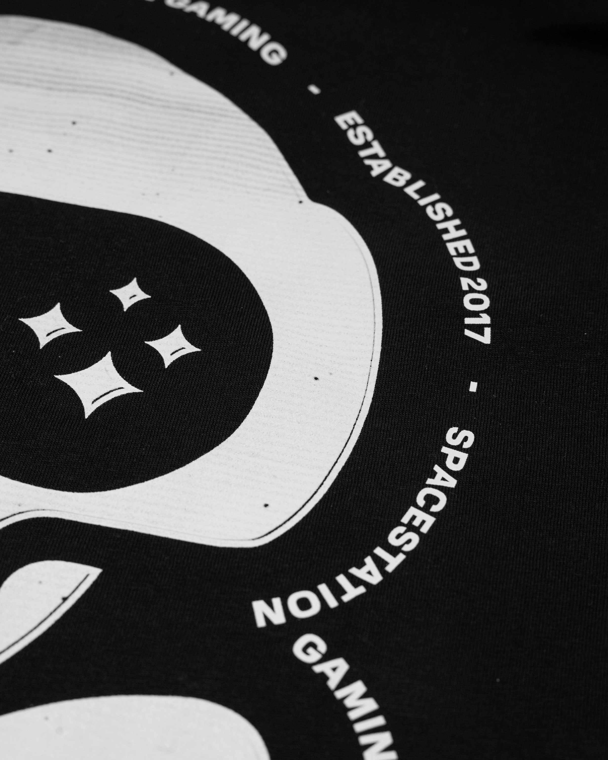 SSG Stamp Tee Black – Spacestation Gaming