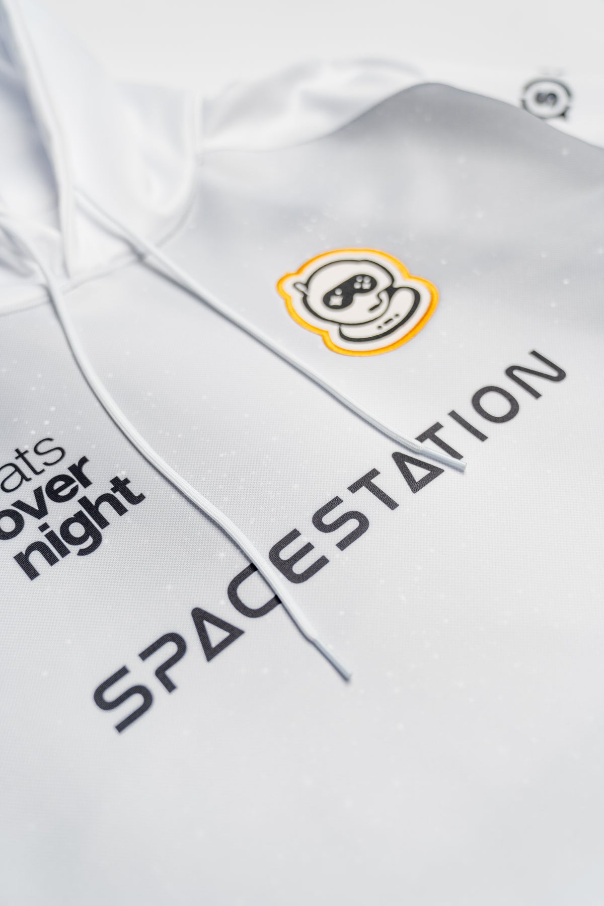 2024 White Pro Hoodie Spacestation Gaming