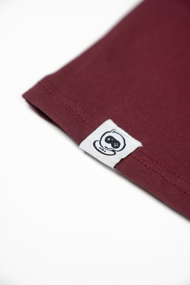 Way Out There Maroon Pocket Tee