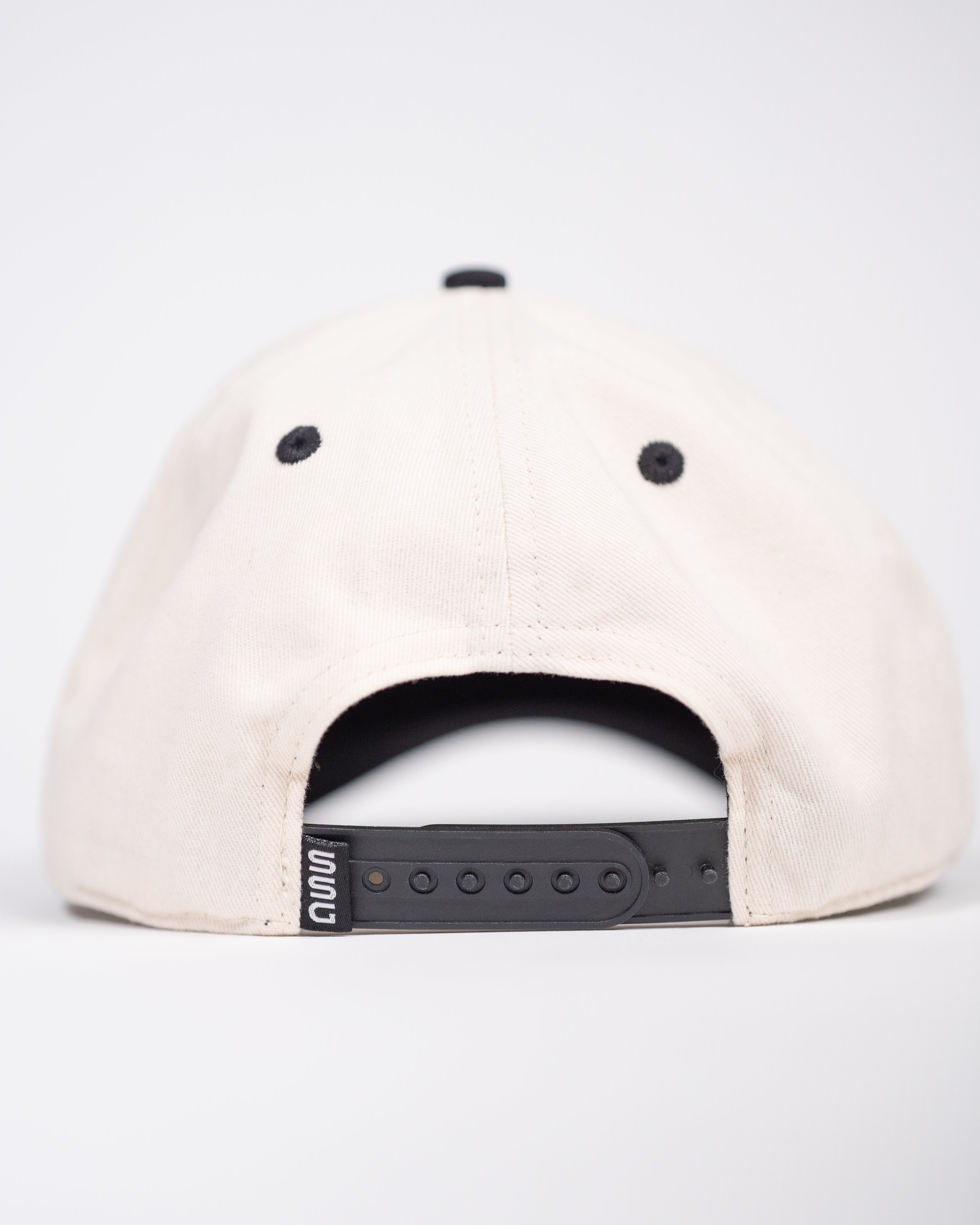 Cream and Black Baseball Hat – Spacestation Gaming