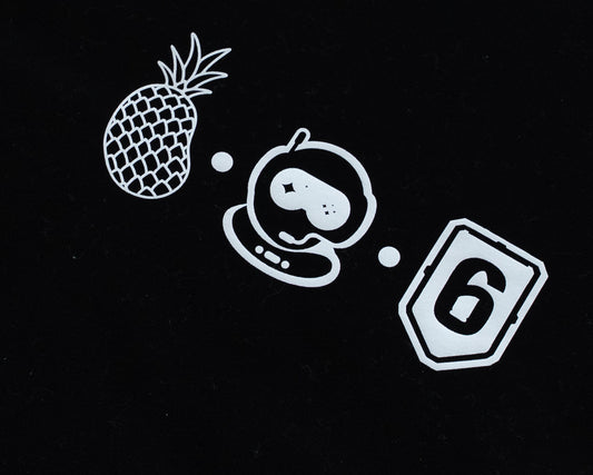Pineapple X SSG X Rainbow Six Hoodie Black
