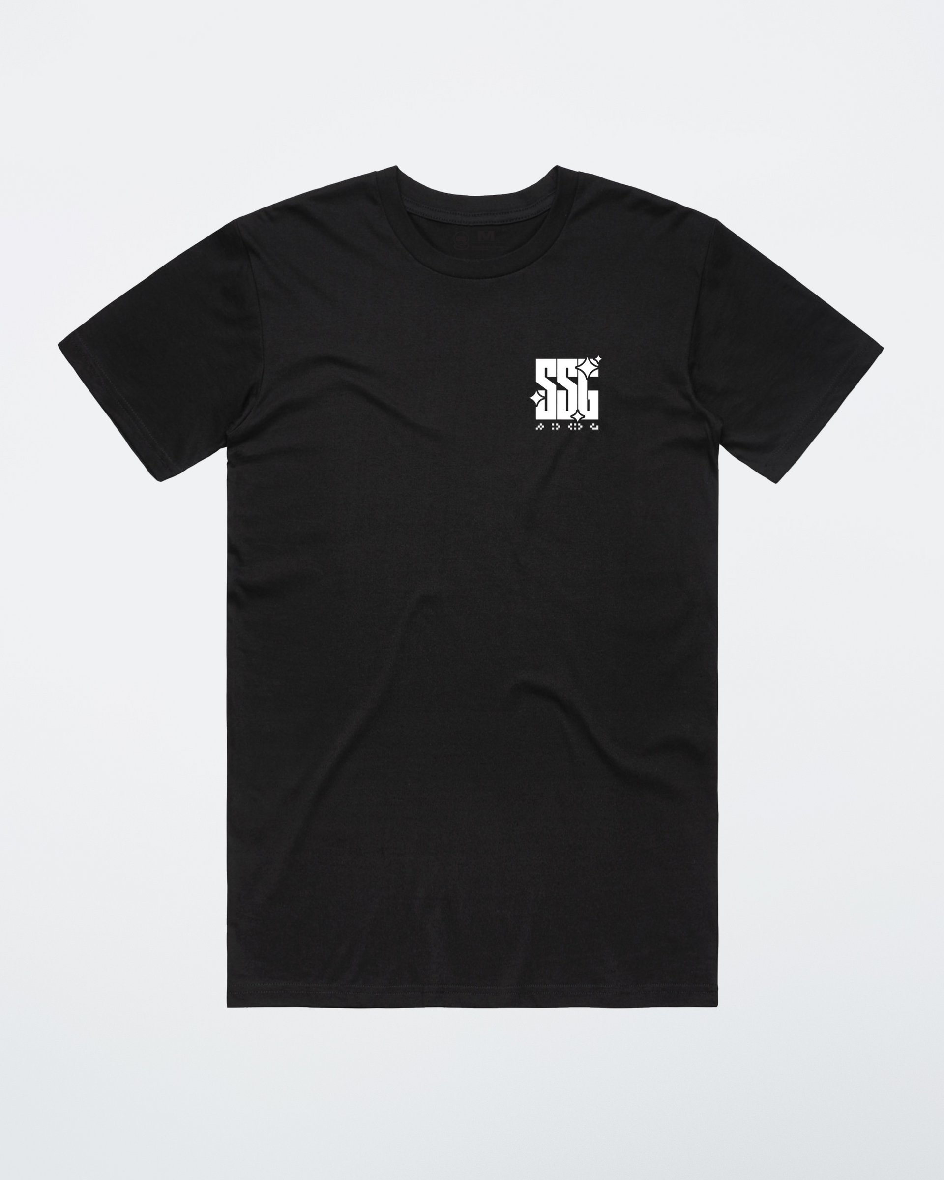 SSG Stamp Tee Black – Spacestation Gaming