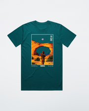 Spacestation x Halo Arch Tee Teal