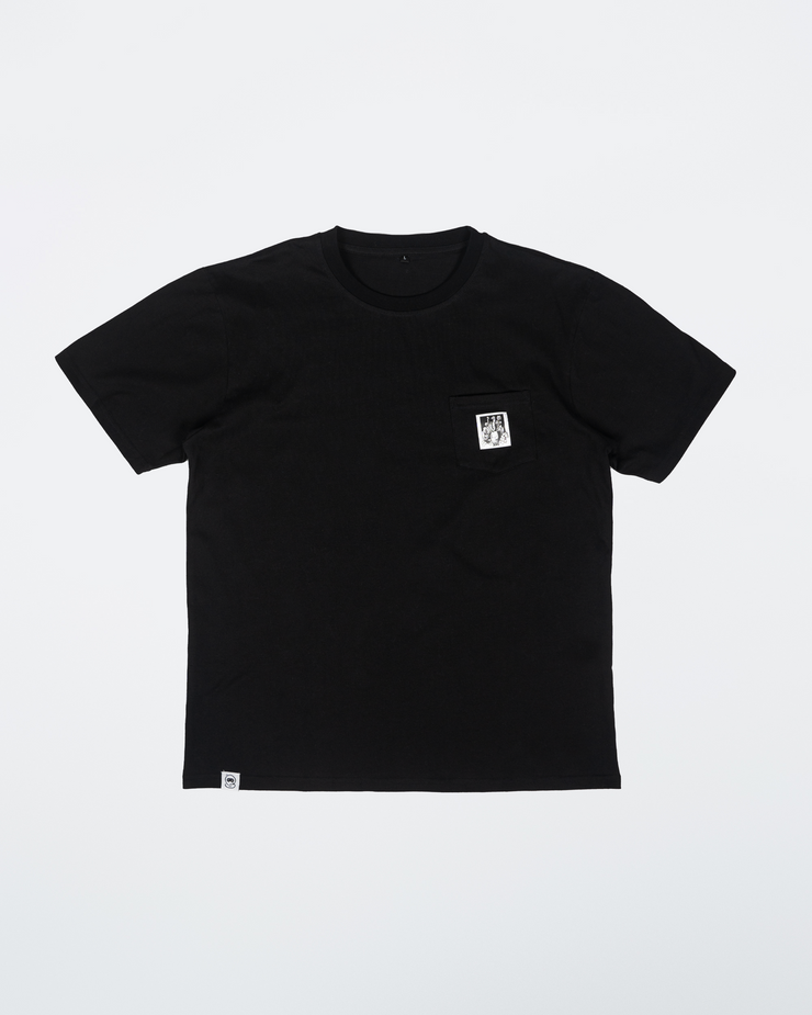 Black Pocket Tee