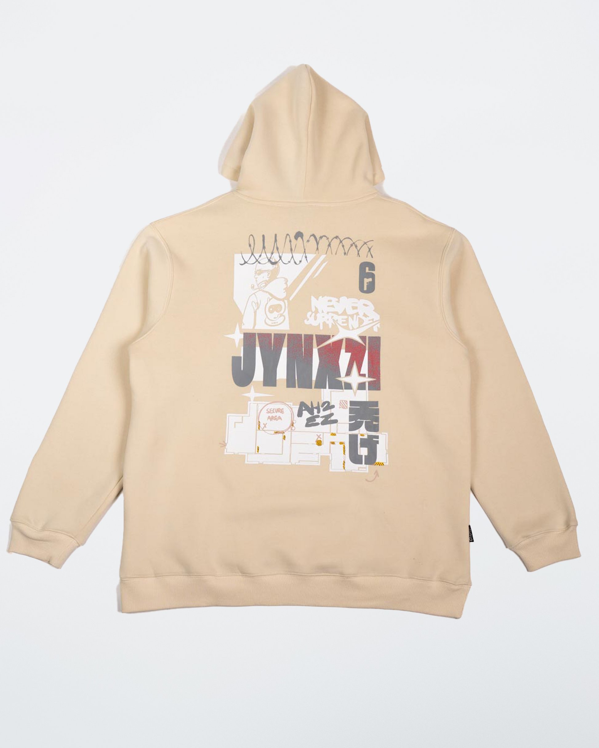 JynxzixSSGxR6 Ah 2 Ez Hoodie Cream – Spacestation Gaming JynxzixSSGxR6 Ah 2 Ez Hoodie Cream – Spacestation Gaming