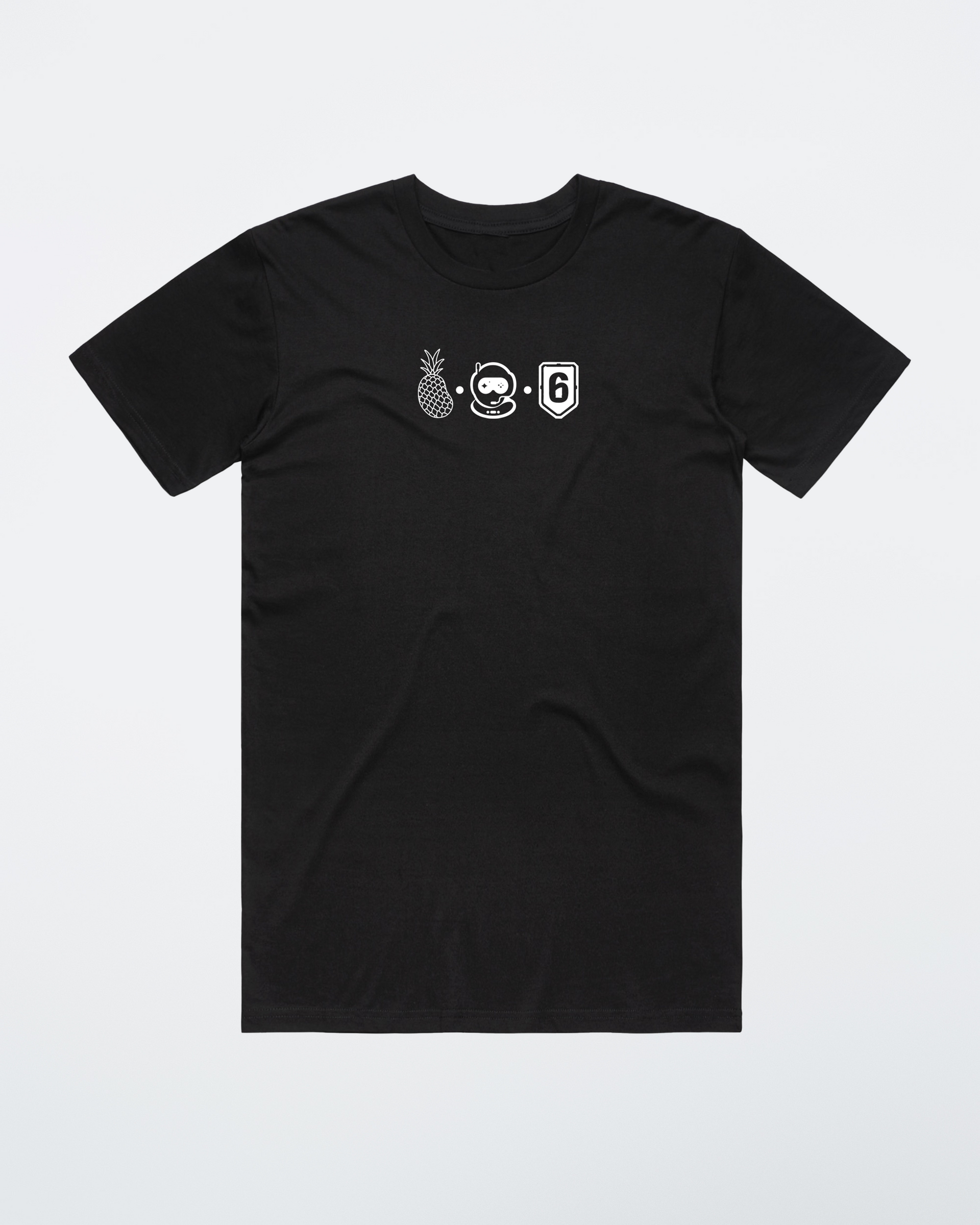 Pineapple X SSG x Rainbow Six Tee Black – Spacestation Gaming