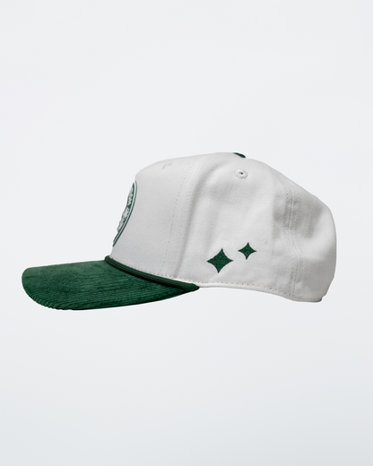 SSG Corduroy Brim Hat -white and green