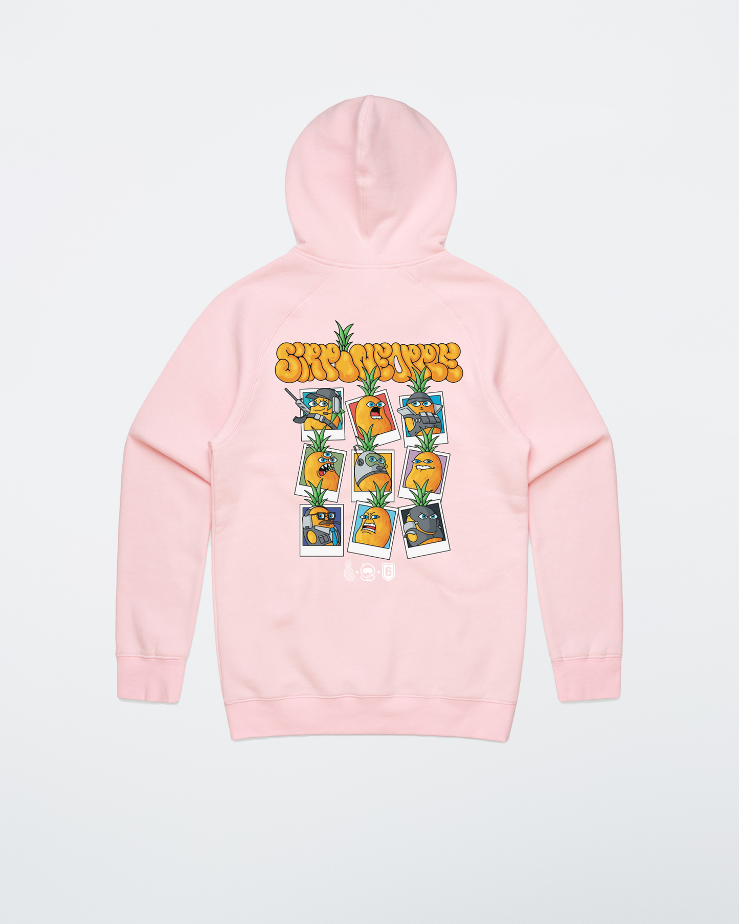 Pineapple X SSG X Rainbow Six Hoodie Pink