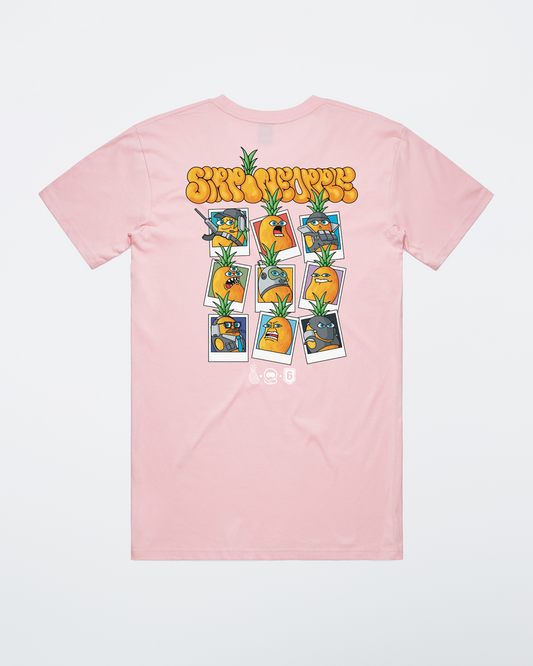 Pineapple X SSG x Rainbow Six Tee Pink