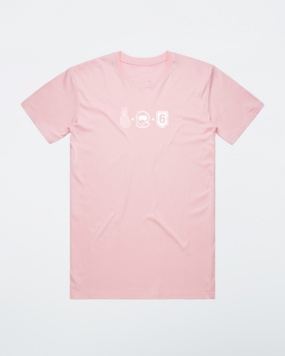 Pineapple X SSG x Rainbow Six Tee Pink