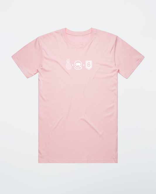 Pineapple X SSG x Rainbow Six Tee Pink