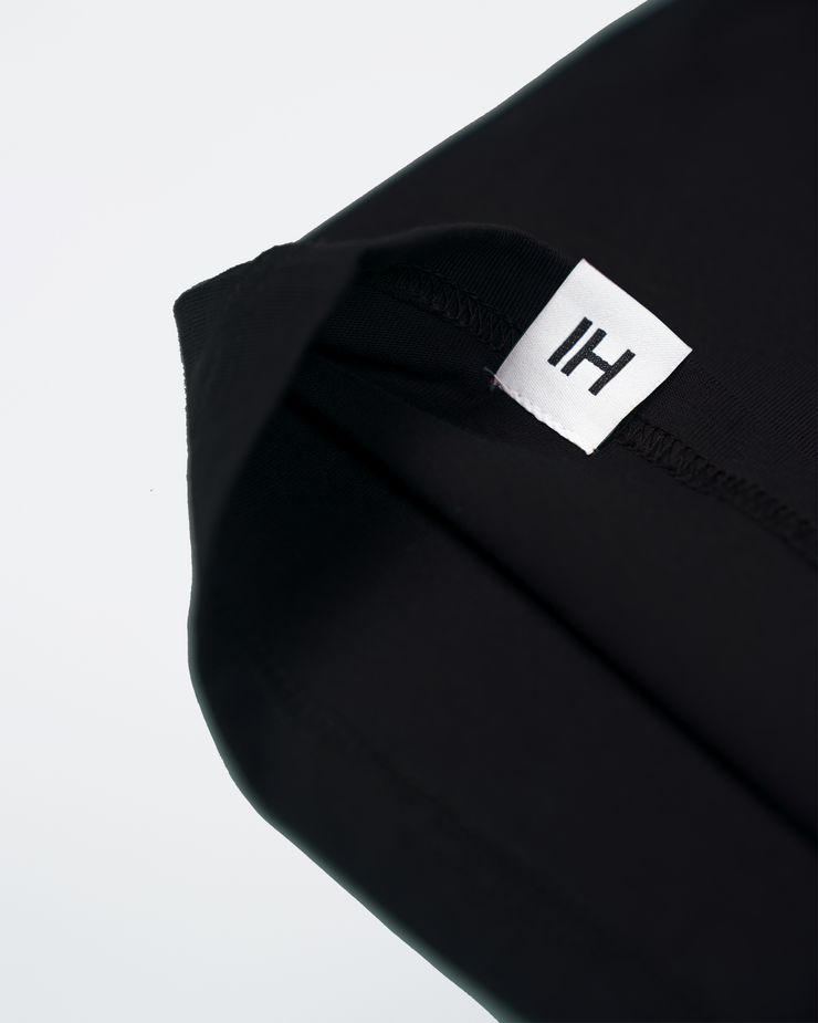 Way Out There Black Pocket Tee