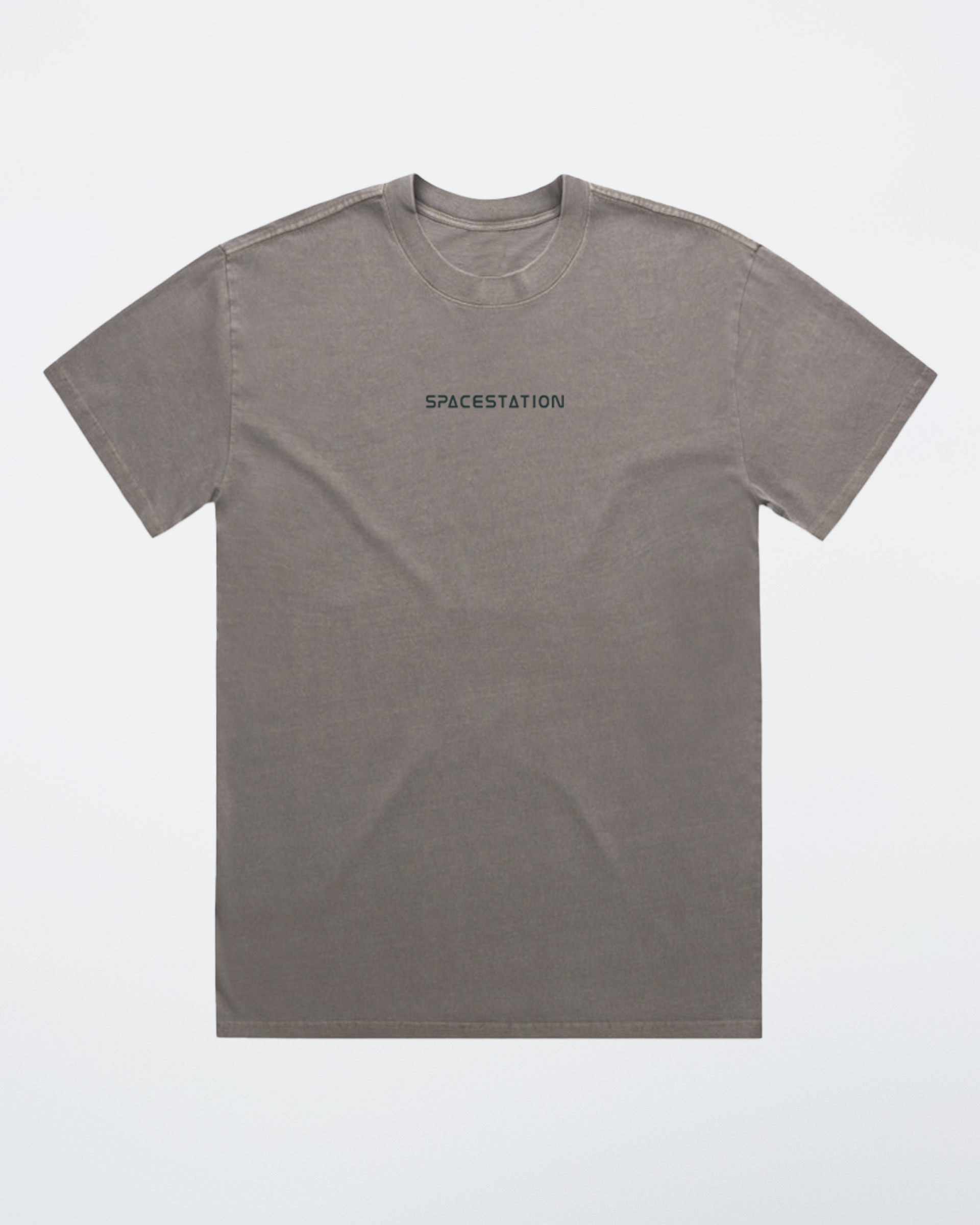 Shaded Tee Stone Washed Grey (Oversized Fit) – Spacestation Gaming