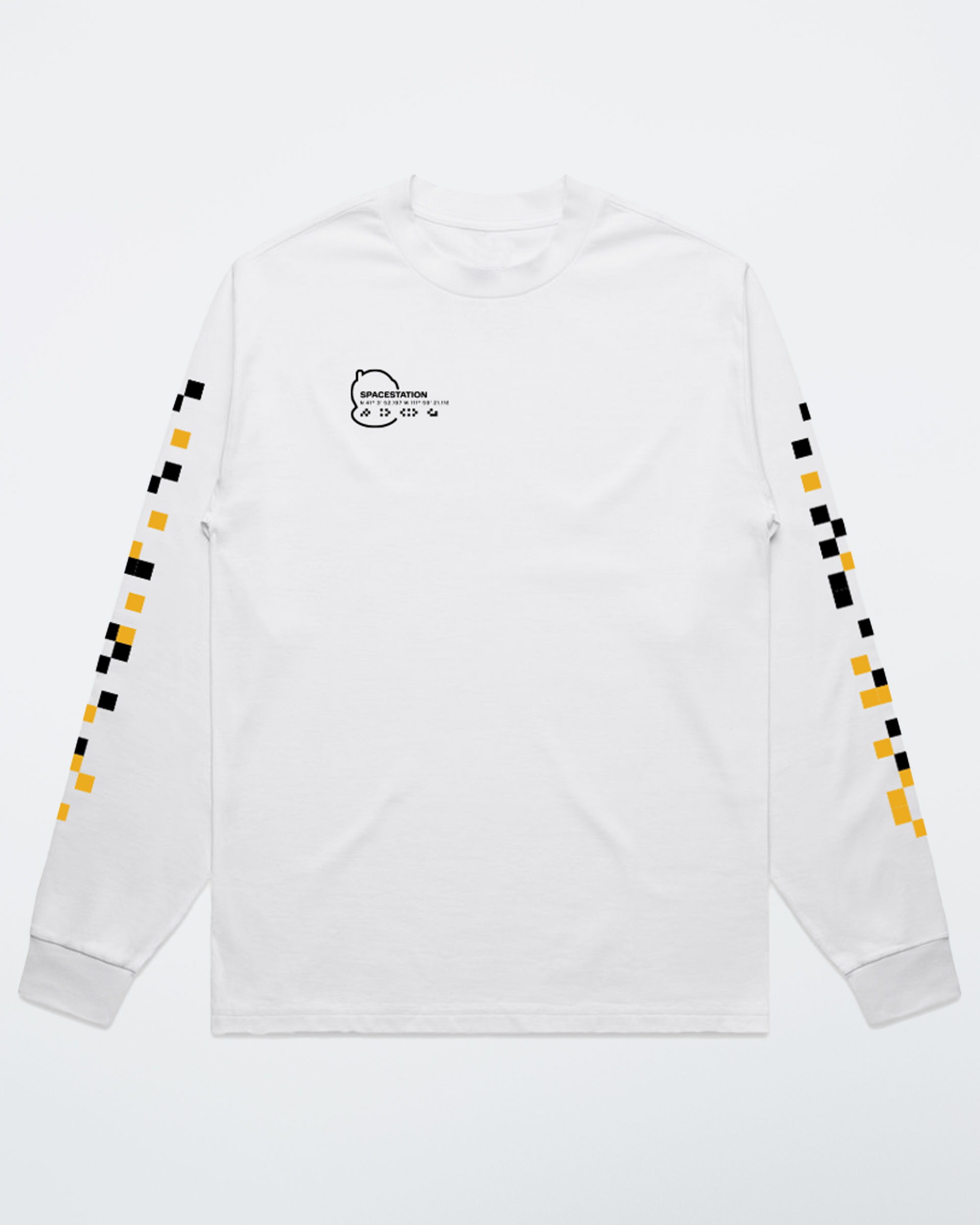 SSG Pixel Longsleeve White – Spacestation Gaming