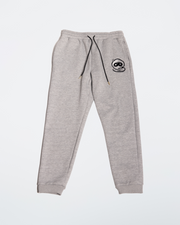 Heather Gray Embroidered Sweatpants