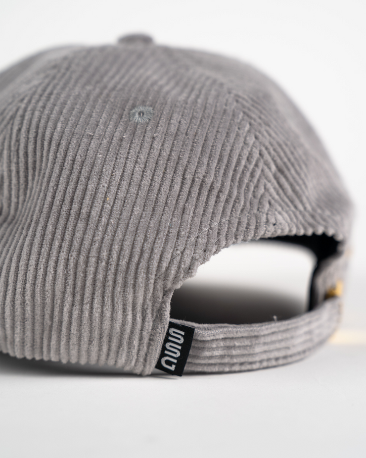 Grey Corduroy Hat