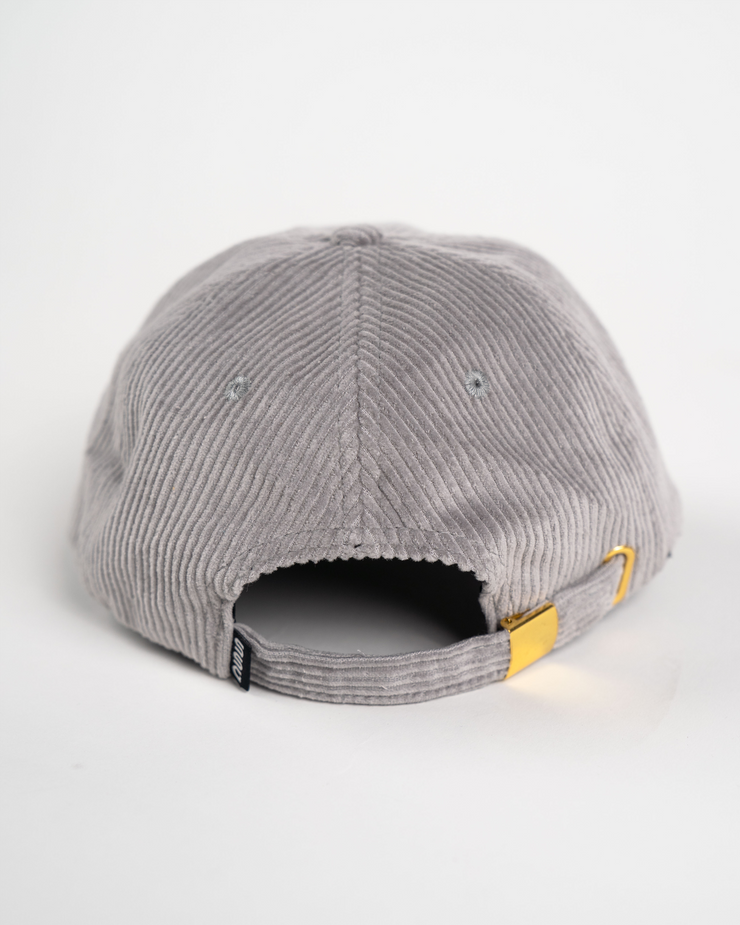 Grey Corduroy Hat