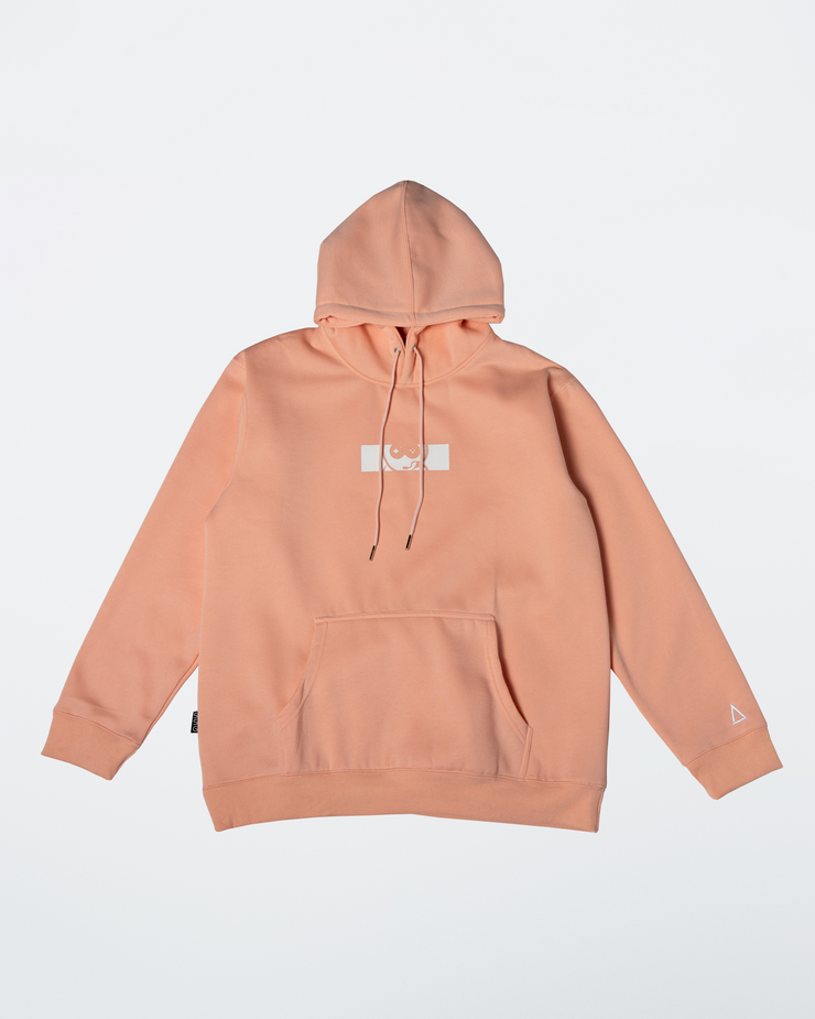 Pink Box Logo Hoodie