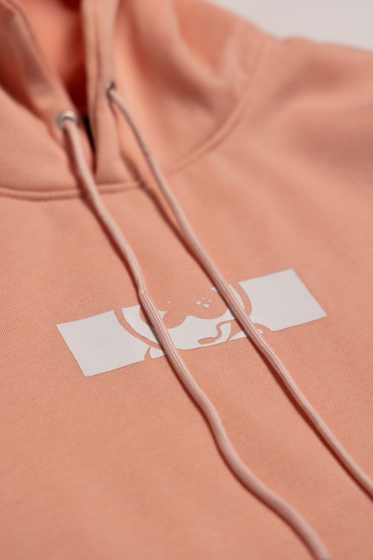 Pink Box Logo Hoodie