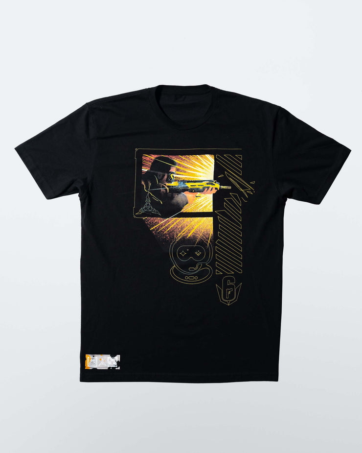 SSG x Rainbow Six Zero Black Short Sleeve Tee